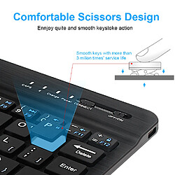 Acheter Mini Bluetooth Clavier Clavier sans fil 10 en noir