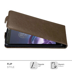 Avis Cadorabo Coque Motorola MOTO Z Etui en Marron