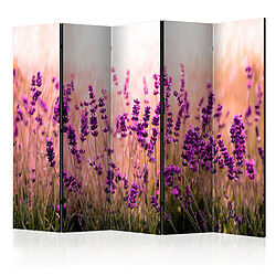 Artgeist Paravent - Lavender in the Rain II [Room Dividers] [225x172]