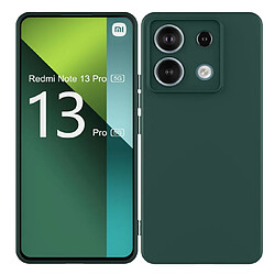 Htdmobiles Coque pour Xiaomi Redmi Note 13 Pro 5G / Poco X6 5G - housse etui silicone gel fine + film ecran - VERT