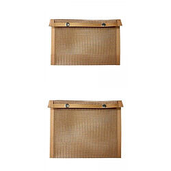 2 Pièces Sacs de Tapis de Cuisson pour Barbecue Sacs de Cuisson En Plein Air pour Barbecue En Filet Antiadhésif