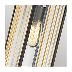 Avis Elstead Lighting Lampe sur pied extérieur Goldenrod Verre biseauté Bronze