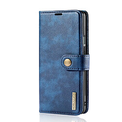 Dg.Ming Etui en PU + TPU Détachable 2-en-1 bleu pour votre OnePlus 9 Pro