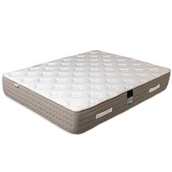 LUXURY LITERIE Matelas 160x200 cm, Dreamlux, 26 cm , ressorts ensachés, mousse haute densité, indépendance du couchage, face été/hiver + 2 Oreillers + Couette