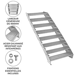 Monstershop Escalier Caillebottis 8 Marches