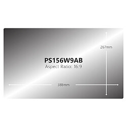 V7 PS156W9AB display privacy filters