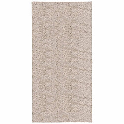 vidaXL Tapis shaggy PAMPLONA poils longs moderne beige 100x200 cm