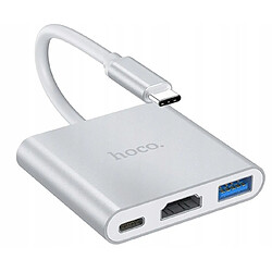 GUPBOO Adaptateur HOCO - HB14 USB-C vers USB3.0 + HDMI + PD,JL2009