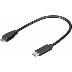 PremiumCord Adaptateur USB 3.1 mâle C/mâle USB 2.0 Micro B/mâle 0,2 m