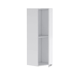 Avis Colonne salle de bain Suspendue avec 1 Porte coloris blanc brillant - 85 x 30 x 25 cm -PEGANE-