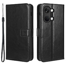 Htdmobiles Housse pour OnePlus Nord 3 5G - etui coque pochette portefeuille + verre trempe - NOIR