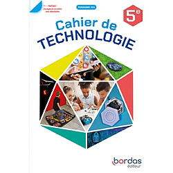 Cahier de technologie 5e : programme 2024