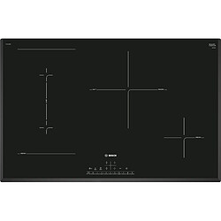 Bosch Serie 6 PVS851FC5Z plaque Noir Intégré (placement) 80 cm Plaque avec zone à induction 4 zone(s)