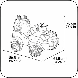 FEBER - 800012225 - Voiture TT Sport - voiture electrique 6V