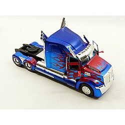 Jada Toys Metals Transformers Optimus Prime 1:24 Diecast VAhicule Bleu et Rouge pas cher