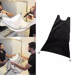 Avis Wewoo Professionnel barbe tablier Premium Salon noir rasage toilettage passementerie cheveux Catcher avec ventouses