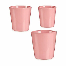 Ibergarden Set de pots Rose Argile (6 Unités)