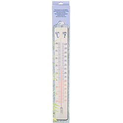 Avis World Of Weather Thermomètre extérieur métal 90cm.