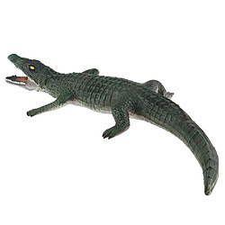 Grand Crocodile Figurines en Plastique Souple Modèle Animal Enfants Jouet - 60x27cm