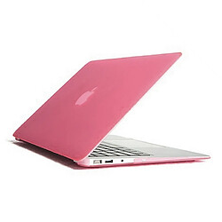 Avis Wewoo Housse Étui rose pour MacBook Air 11,6 pouces 4 en 1 Coque de protection en plastique dur givré avec protecteur d'écran et protège-clavier bouchons anti-poussière