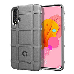 Wewoo Coque Étui de protection en silicone antichoc et robuste pour Huawei Nova 5 gris