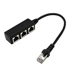 Avis 2 Pcs RJ45 Splitteur 1 À 3 Répartiteur de Câble Ethernet LAN Réseau Splitter