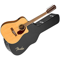 CD-140SCE Dreadnought 12 String WN Natural + Etui Fender