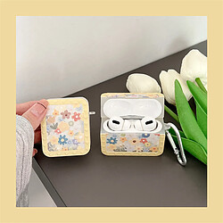 GUPBOO Airpods Coque Housse Étui Protecteur Compatible pour AirPods 3-Ins style coréen petite fille de fleur cassée