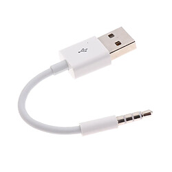 Avis 3.5mm Mâle Aux Audio à Usb 2.0 Mâle Câble De Données De Charge Pour Ipod Shuffle Mp3