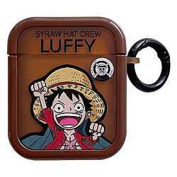 GUPBOO Airpods Coque Housse Étui Protecteur Compatible pour AirPods 3-Sauron, le roi des pirates, Luffy