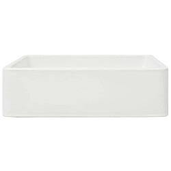 Avis vidaXL Lavabo Céramique Blanc 41 x 30 x 12 cm