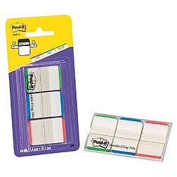 Marque-pages strong couleurs unis classique Post-It - distributeur de 66 index