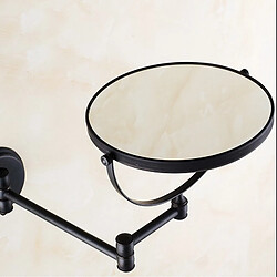 Acheter Universal Miroir de toilette en bronze noir, miroir de toilette en cuivre, miroir de maquillage pliant, miroir double face, miroir de maquillage.(Le noir)