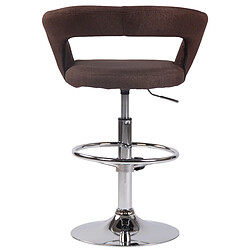 Non Tabouret de bar Jaen tissu pas cher