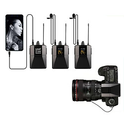 Avis Microphone Lavalier Sans Fil pour Enregistrement Vidéo D'entrevue DSLR 1 à 2