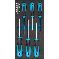 Hazet Jeu de tournevis TORX - Profil TORX intérieur - Nombre d'outils: 6 - 163-266/6