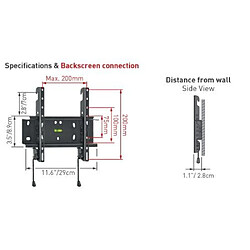 Barkan TV Wall Mount E20 F 37 (Import Allemagne)