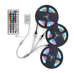 3x5M 2835 RGB LED Strip Light avec 44 touches IR Controller 1 à 3 ligne de connexion