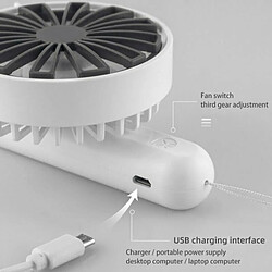 Acheter Ruilasago Refroidisseur de Ventilateur Pliant Portatif à Main Refroidissant Les Mini Petits Ventilateurs Rechargeables USB (Vert)