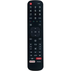 SANAG Telecommande Remplacee Convient Pour En2Bb27H Hisense Tv A5600F A7100F 43A7100Ftuk 50A7100Ftuk 58A7100Ftuk 65A7100Ftuk 43A7100F 50A7100F 55A7100F 58A7100F 65A7100F 75A7100F