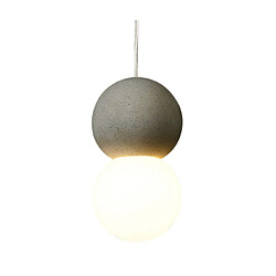 Acheter Luminaire Center Suspension Galaxia Ciment blanc et gris