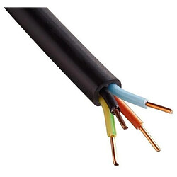 cable électrique - rigide - r2v - 4g1.5 mm2 - couronne de 50 mètres