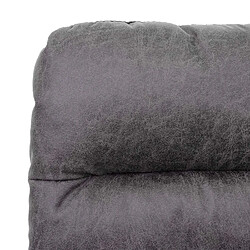 Acheter Decoshop26 Chaise de salle à manger fauteuil lounge confortable rotative en tissu gris clair 04_0002247