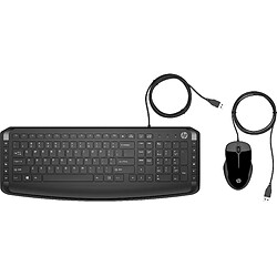 HP Pavilion 200 clavier USB QWERTY Anglais Noir