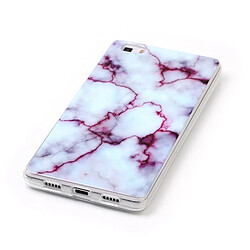 Avis Wewoo Coque pour Huawei P8 Lite Violet Marbling Motif Souple TPU Housse de Protection Arrière