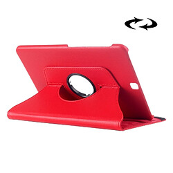 Wewoo Housse Étui rouge pour Samsung Galaxy Tab S2 9.7 Litchi Texture 360 degrés rotation en cuir avec support multi-fonctionnel