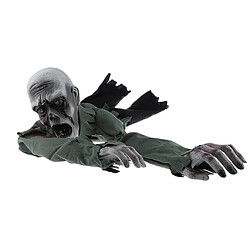 Horrfic Halloween électrique Rampant Zombie Haunted House Decor Prop