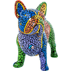 Figurine Décorative Alexandra House Living Multicouleur Plastique Chien 34 X 15 X 27 CM