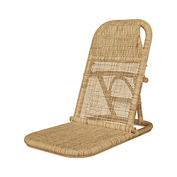 Rendez Vous Deco Chaise de plage pliable Favignana en rotin