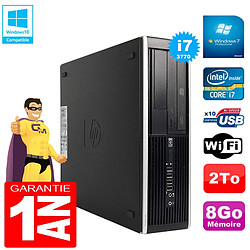 PC HP Compaq Pro 6300 SFF I7-3770 RAM 8Go Disque 2To Graveur DVD Wifi W7 - Occasion